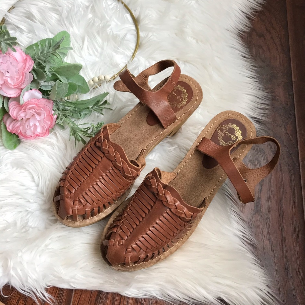 Women's Brown Sandals - Picture 2 of 6